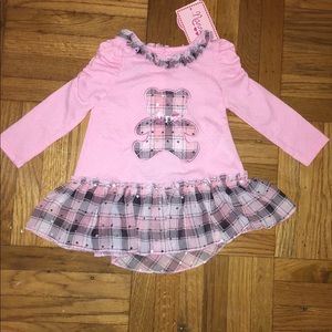 Nanette Burberry inspired dress with leggings